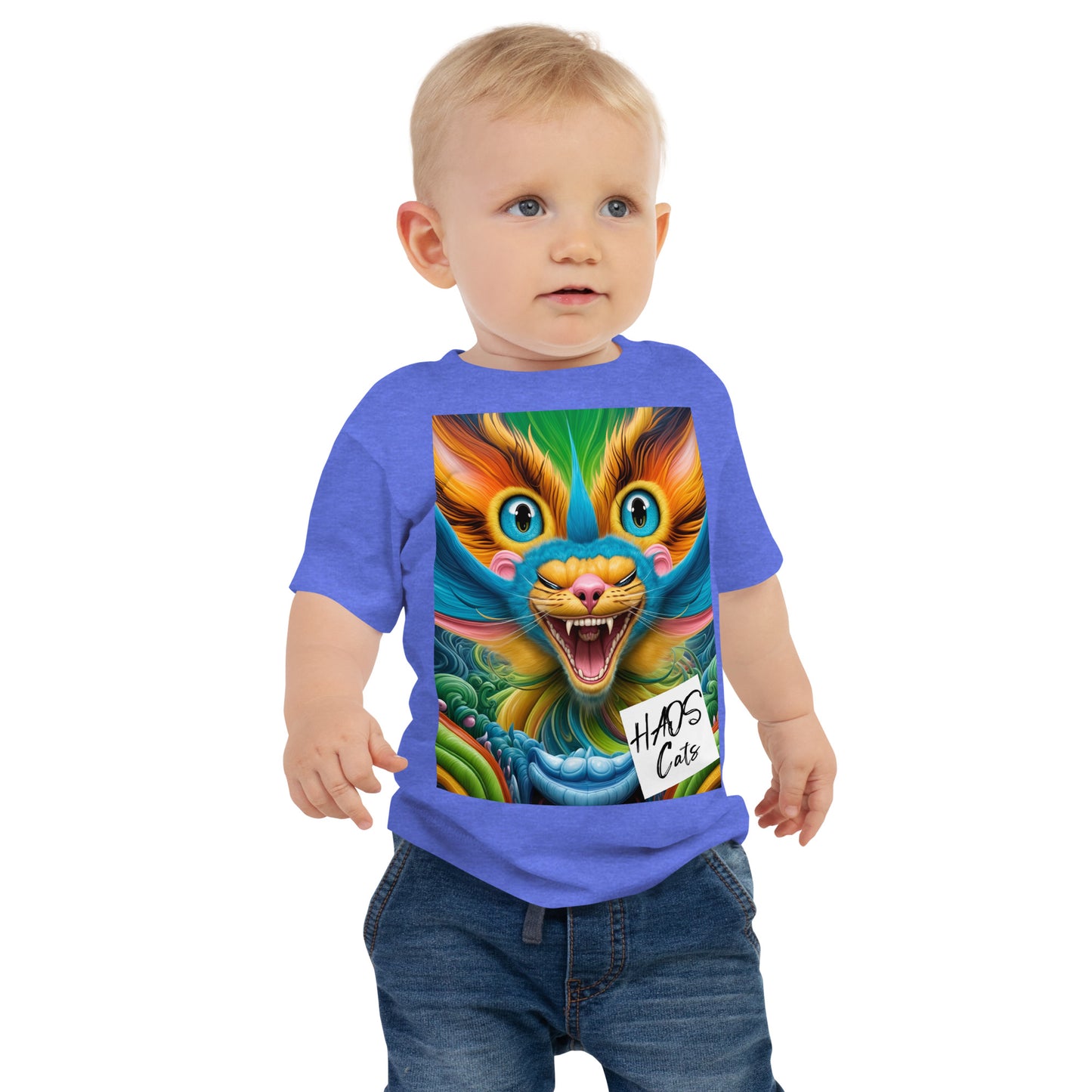 Baby Jersey Short Sleeve Tee. Collection - HAOS Cats, Design - ANDRBEL STUDIO
