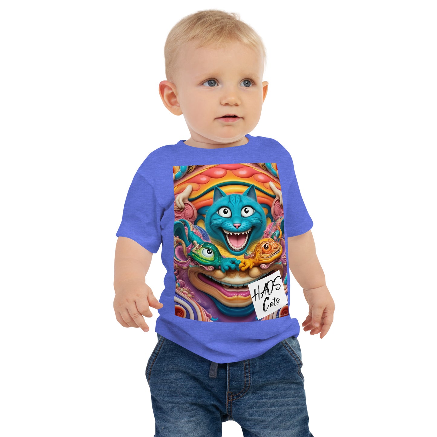 Baby Jersey Short Sleeve Tee. Collection - HAOS Cats, Design - ANDRBEL STUDIO
