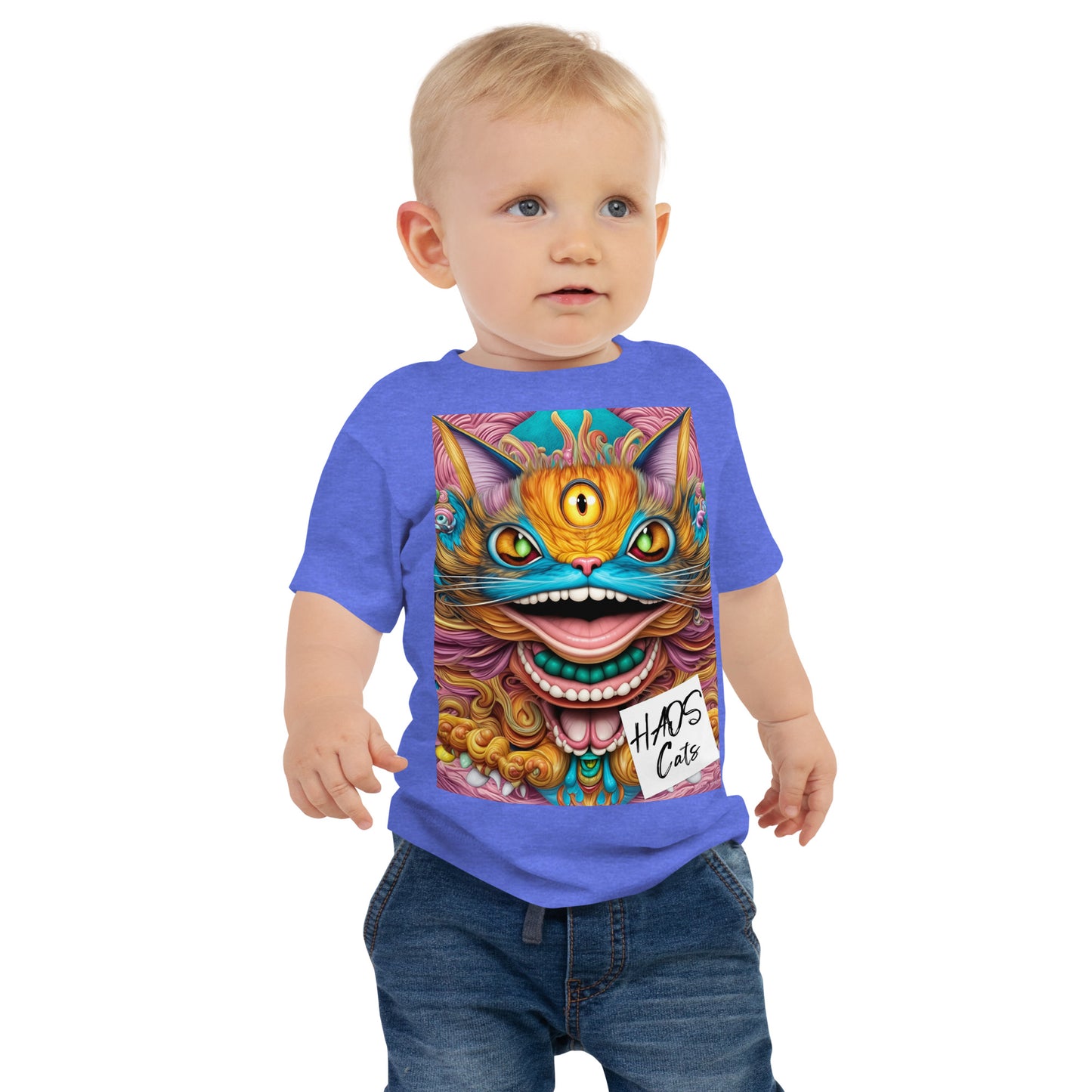 Baby Jersey Short Sleeve Tee. Collection - HAOS Cats, Design - ANDRBEL STUDIO