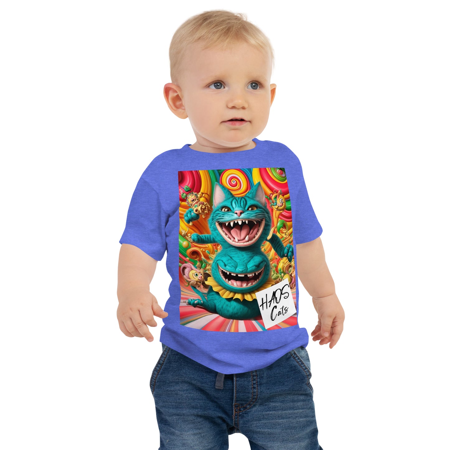 Baby Jersey Short Sleeve Tee. Collection - HAOS Cats, Design - ANDRBEL STUDIO