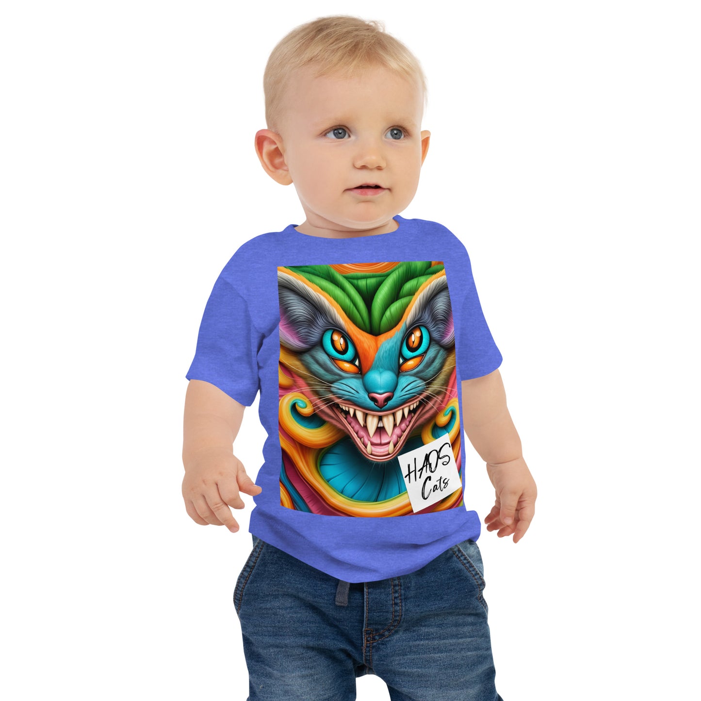 Baby Jersey Short Sleeve Tee. Collection - HAOS Cats, Design - ANDRBEL STUDIO