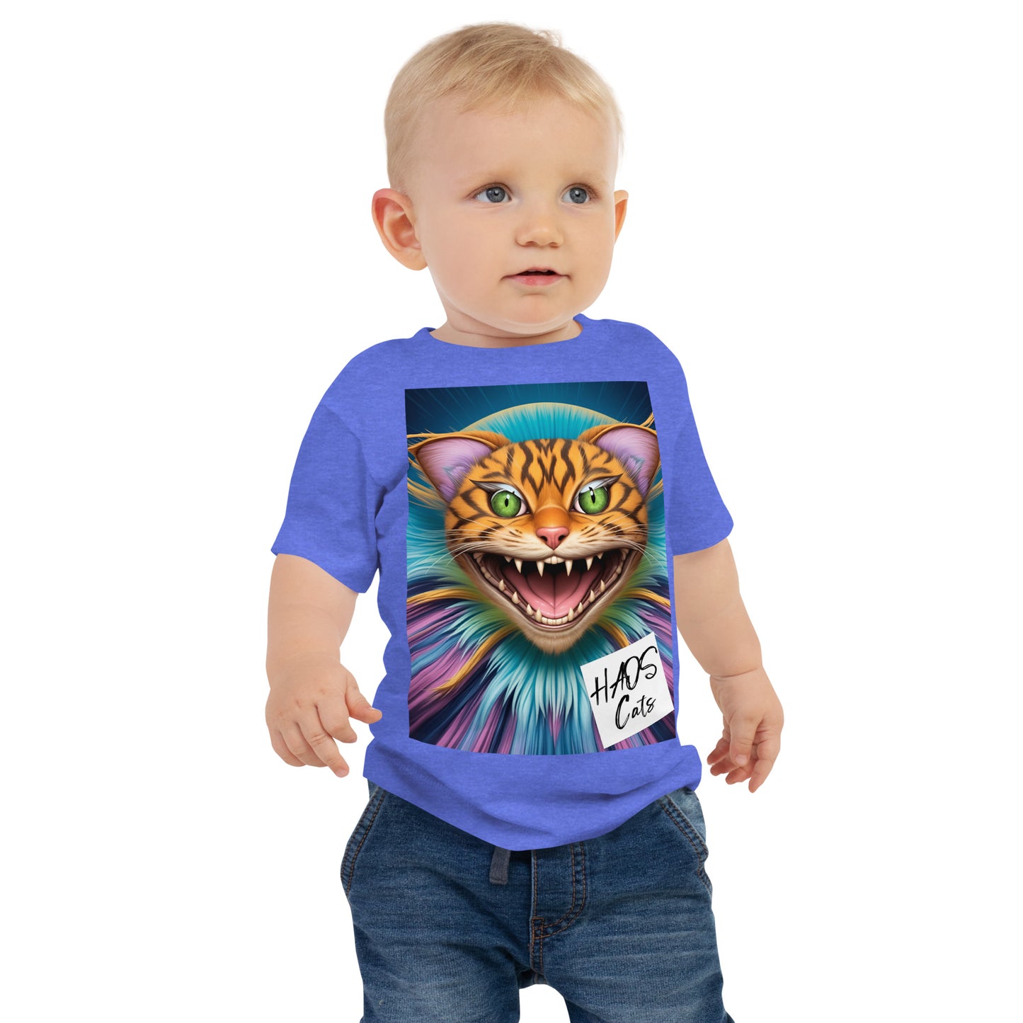 Baby Jersey Short Sleeve Tee. Collection - HAOS Cats, Design - ANDRBEL STUDIO