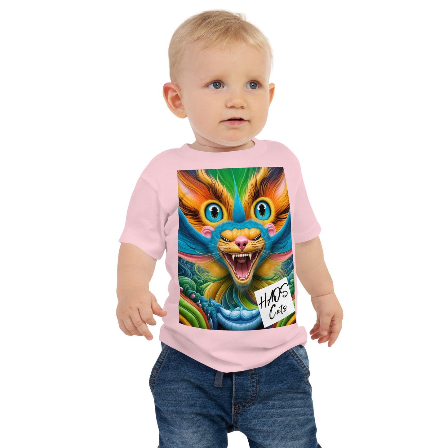Baby Jersey Short Sleeve Tee. Collection - HAOS Cats, Design - ANDRBEL STUDIO