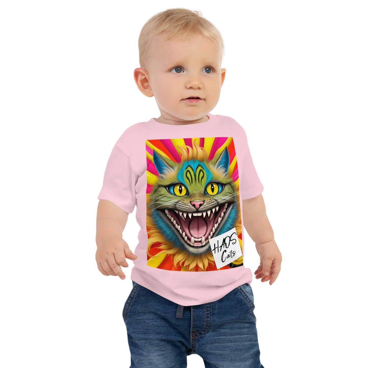 Baby Jersey Short Sleeve Tee. Collection - HAOS Cats, Design - ANDRBEL STUDIO
