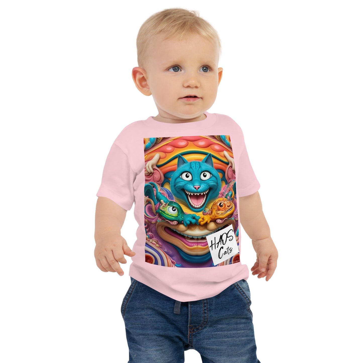 Baby Jersey Short Sleeve Tee. Collection - HAOS Cats, Design - ANDRBEL STUDIO