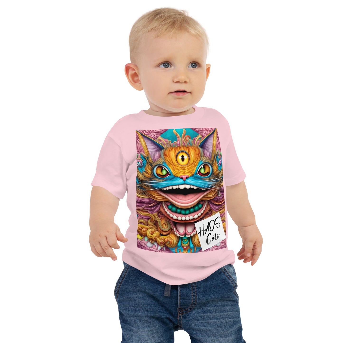 Baby Jersey Short Sleeve Tee. Collection - HAOS Cats, Design - ANDRBEL STUDIO