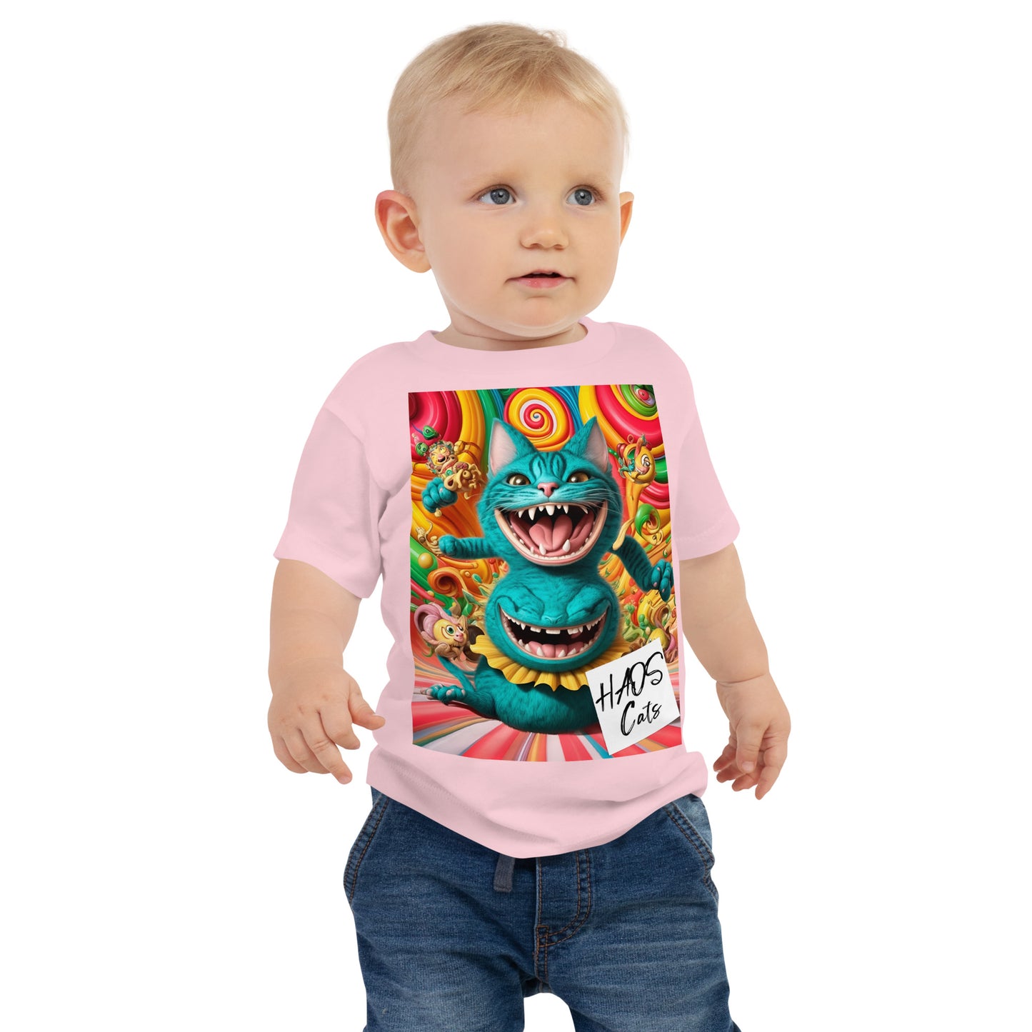 Baby Jersey Short Sleeve Tee. Collection - HAOS Cats, Design - ANDRBEL STUDIO