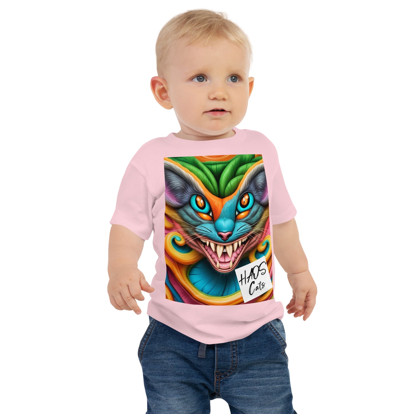 Baby Jersey Short Sleeve Tee. Collection - HAOS Cats, Design - ANDRBEL STUDIO