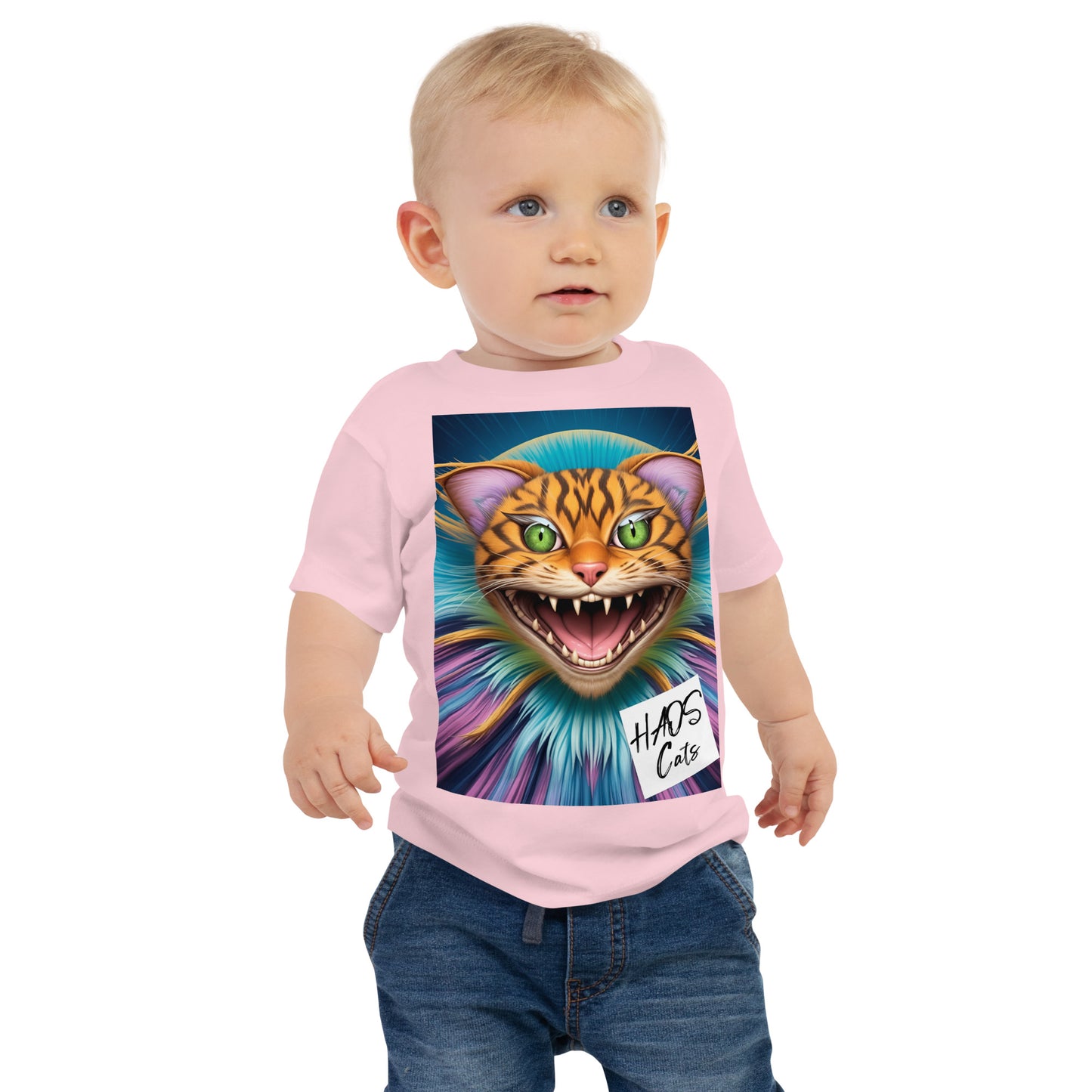 Baby Jersey Short Sleeve Tee. Collection - HAOS Cats, Design - ANDRBEL STUDIO