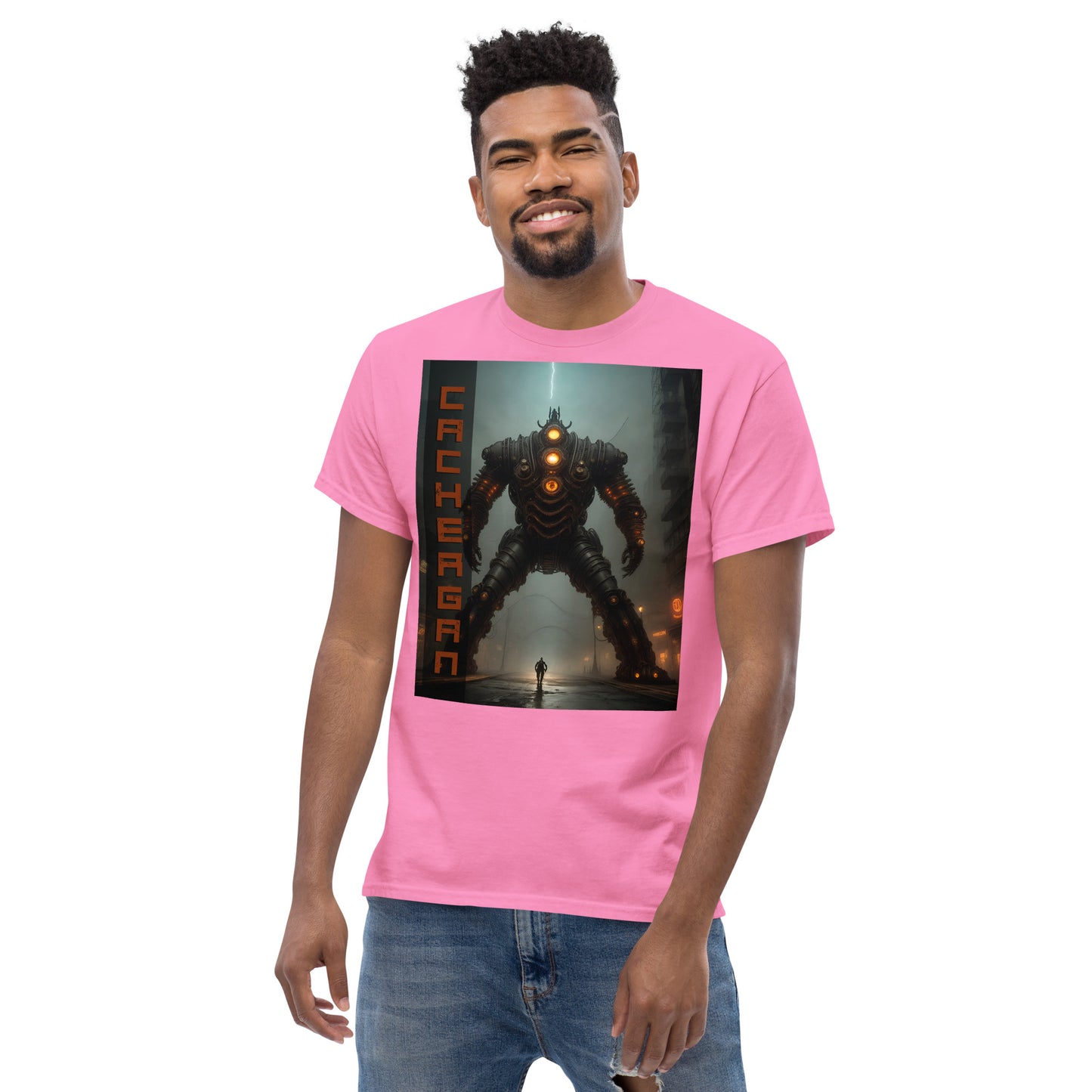 Men's classic tee. Collection - Cachergan, Design - ANDRBEL STUDIO
