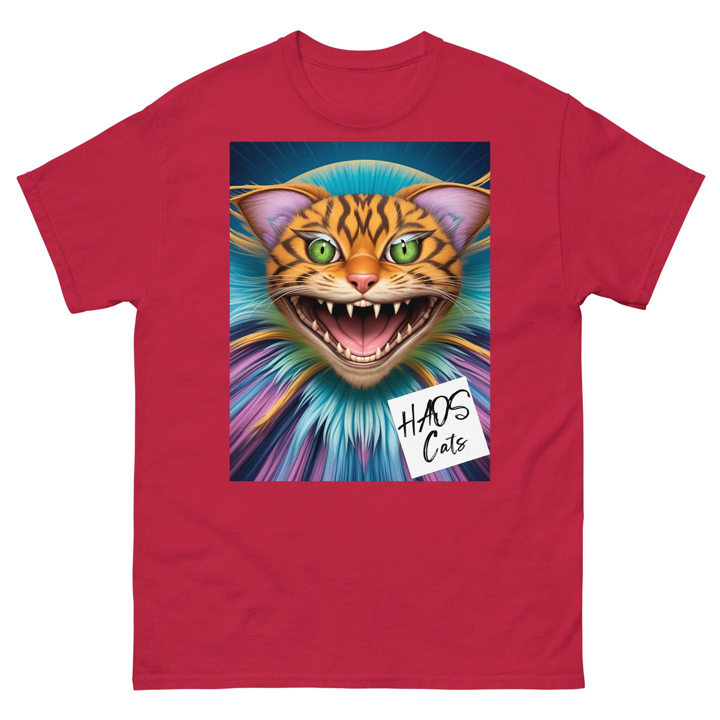 Men's classic tee. Collection - HAOS Cats, Design - ANDRBEL STUDIO