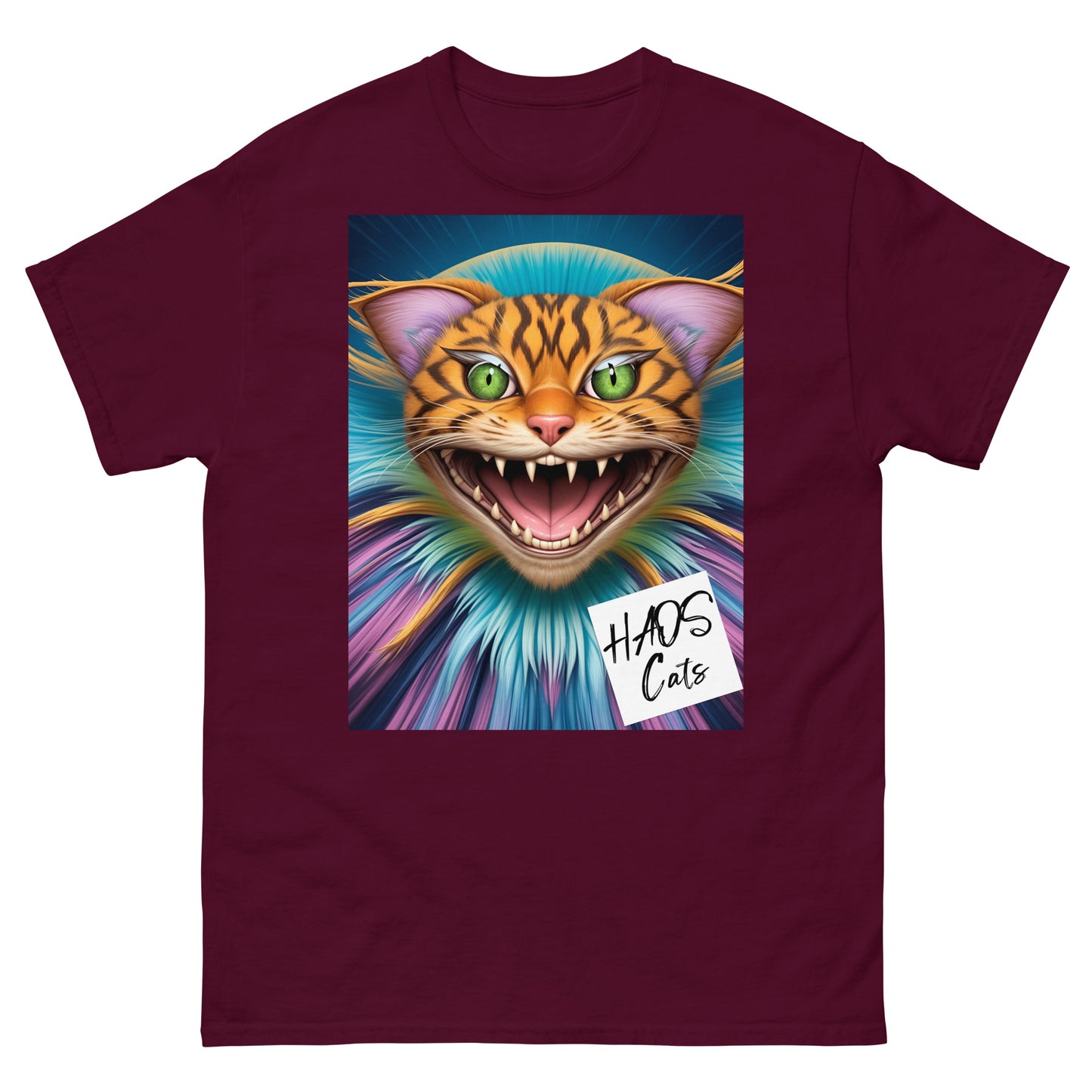 Men's classic tee. Collection - HAOS Cats, Design - ANDRBEL STUDIO