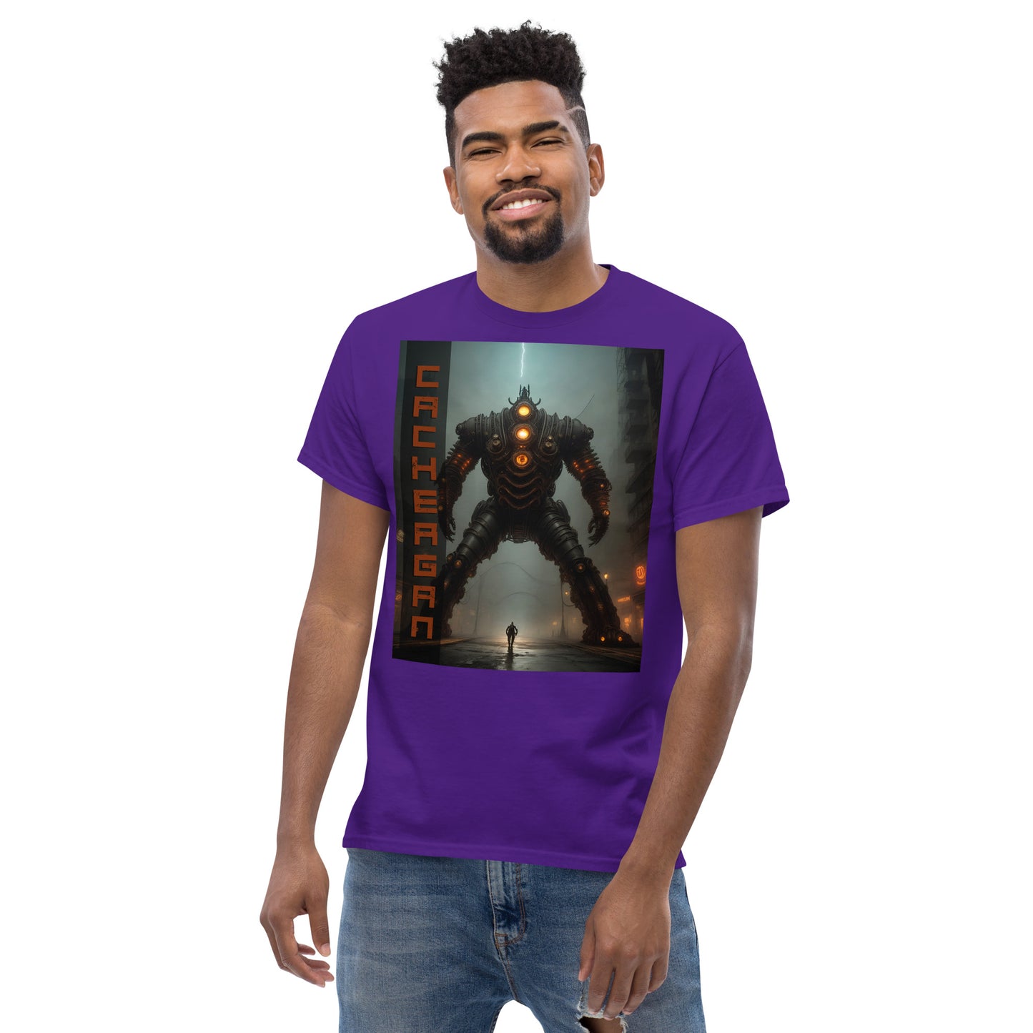 Men's classic tee. Collection - Cachergan, Design - ANDRBEL STUDIO