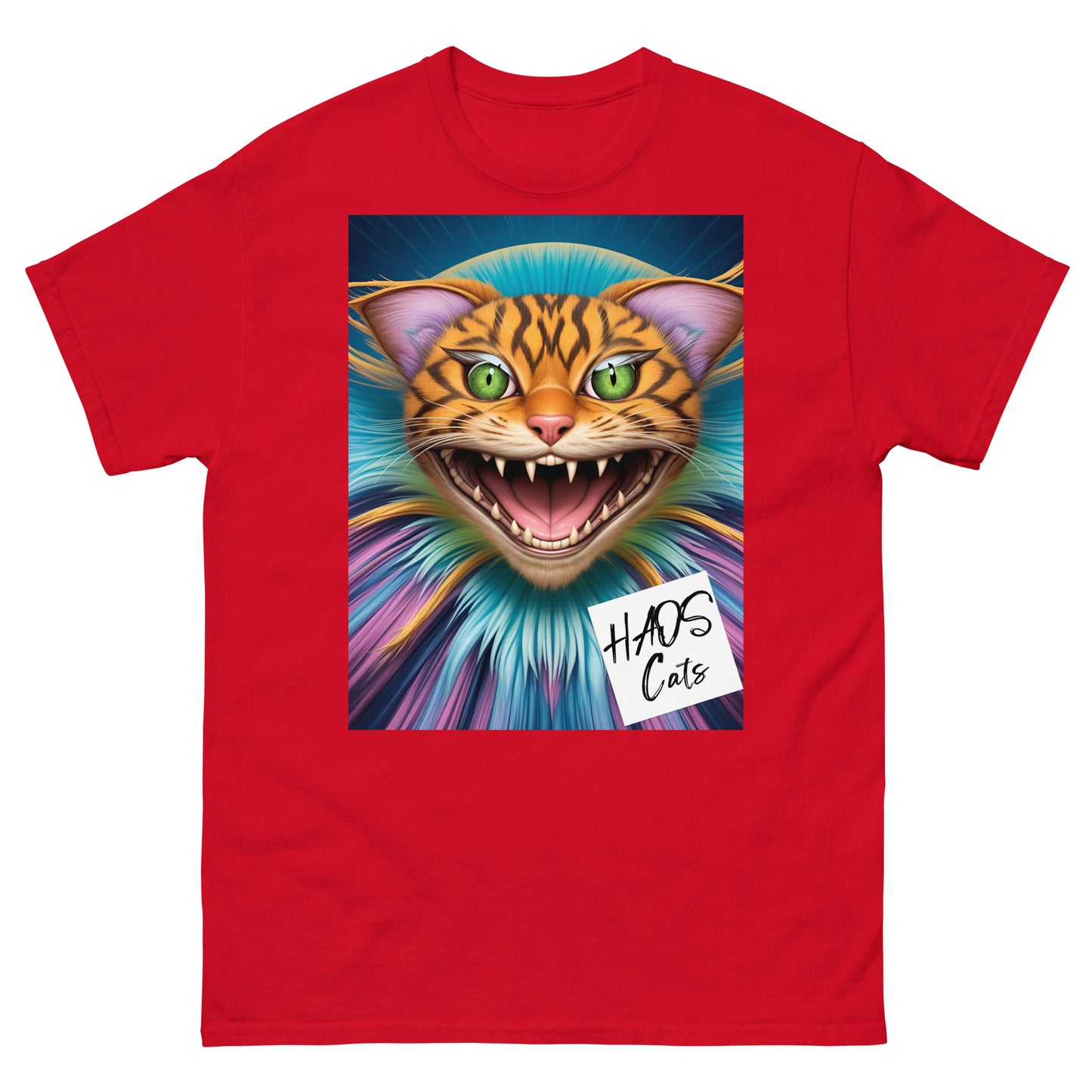 Men's classic tee. Collection - HAOS Cats, Design - ANDRBEL STUDIO