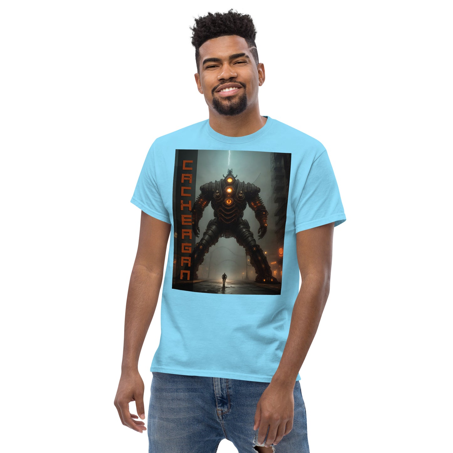 Men's classic tee. Collection - Cachergan, Design - ANDRBEL STUDIO
