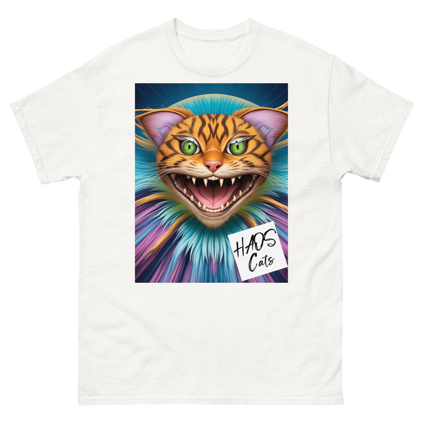 Men's classic tee. Collection - HAOS Cats, Design - ANDRBEL STUDIO