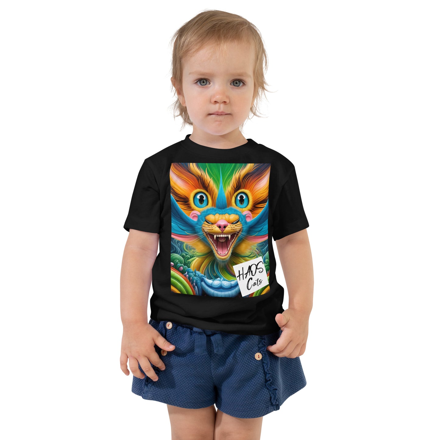 Toddler Short Sleeve Tee. Collection - HAOS Cats, Design - ANDRBEL STUDIO
