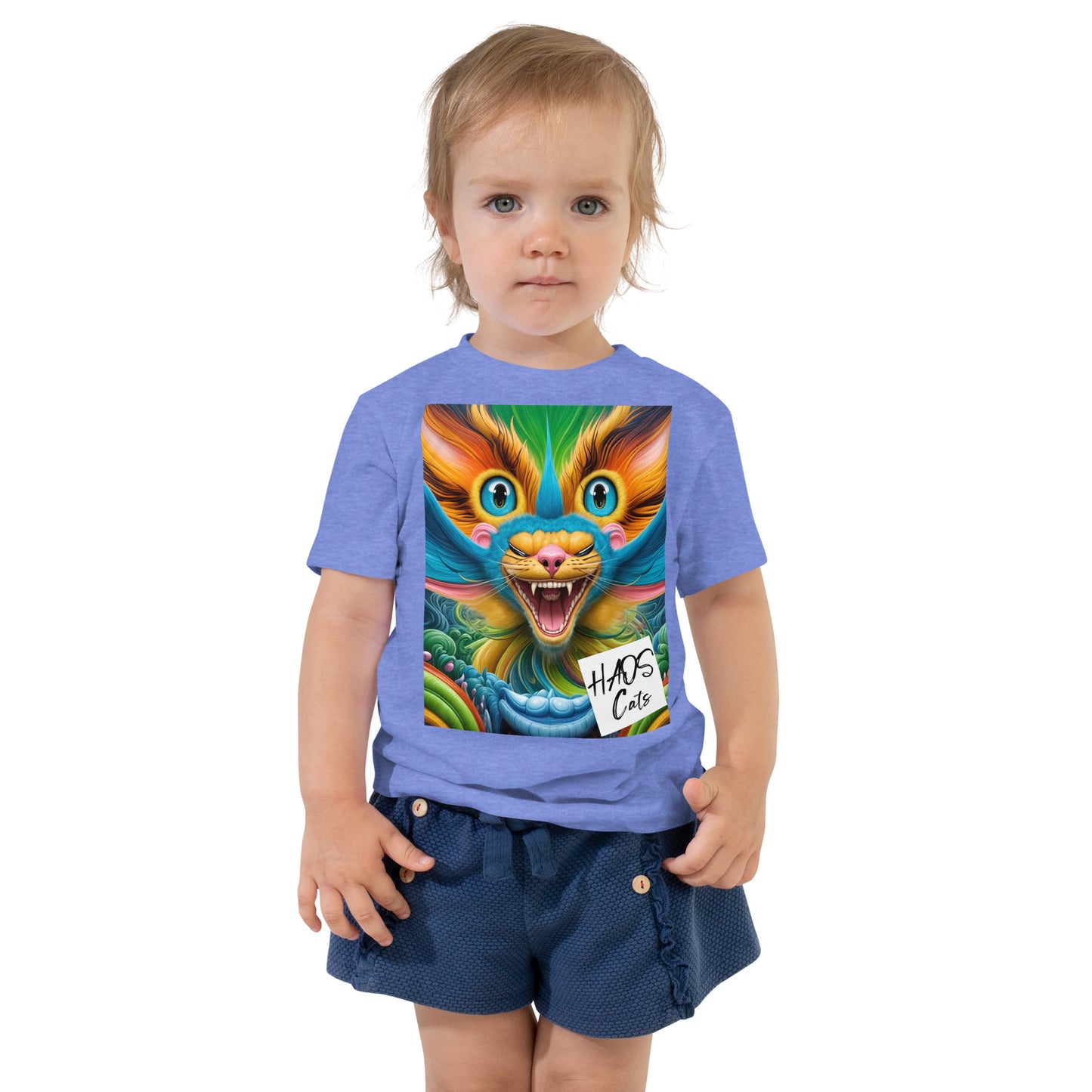 Toddler Short Sleeve Tee. Collection - HAOS Cats, Design - ANDRBEL STUDIO