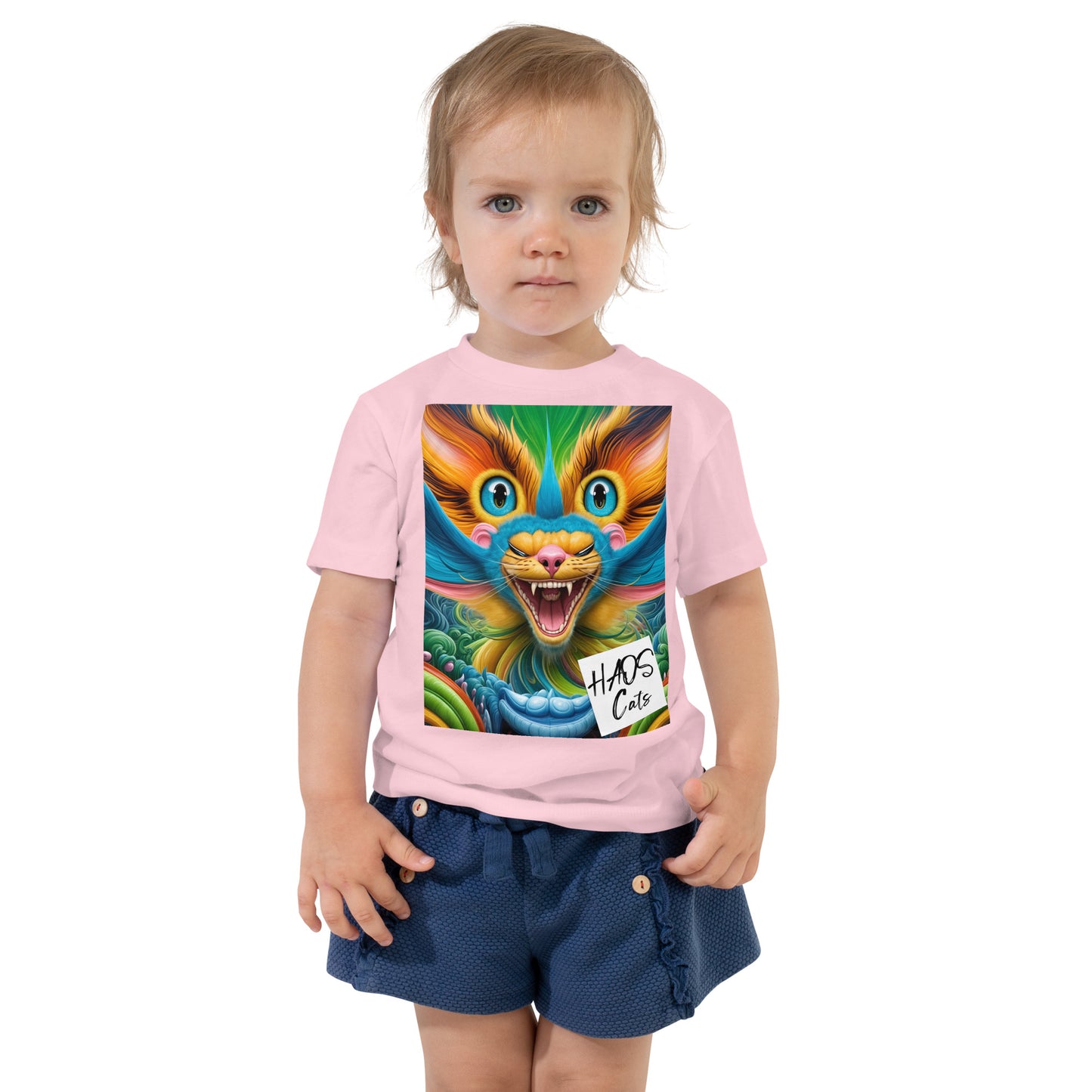 Toddler Short Sleeve Tee. Collection - HAOS Cats, Design - ANDRBEL STUDIO