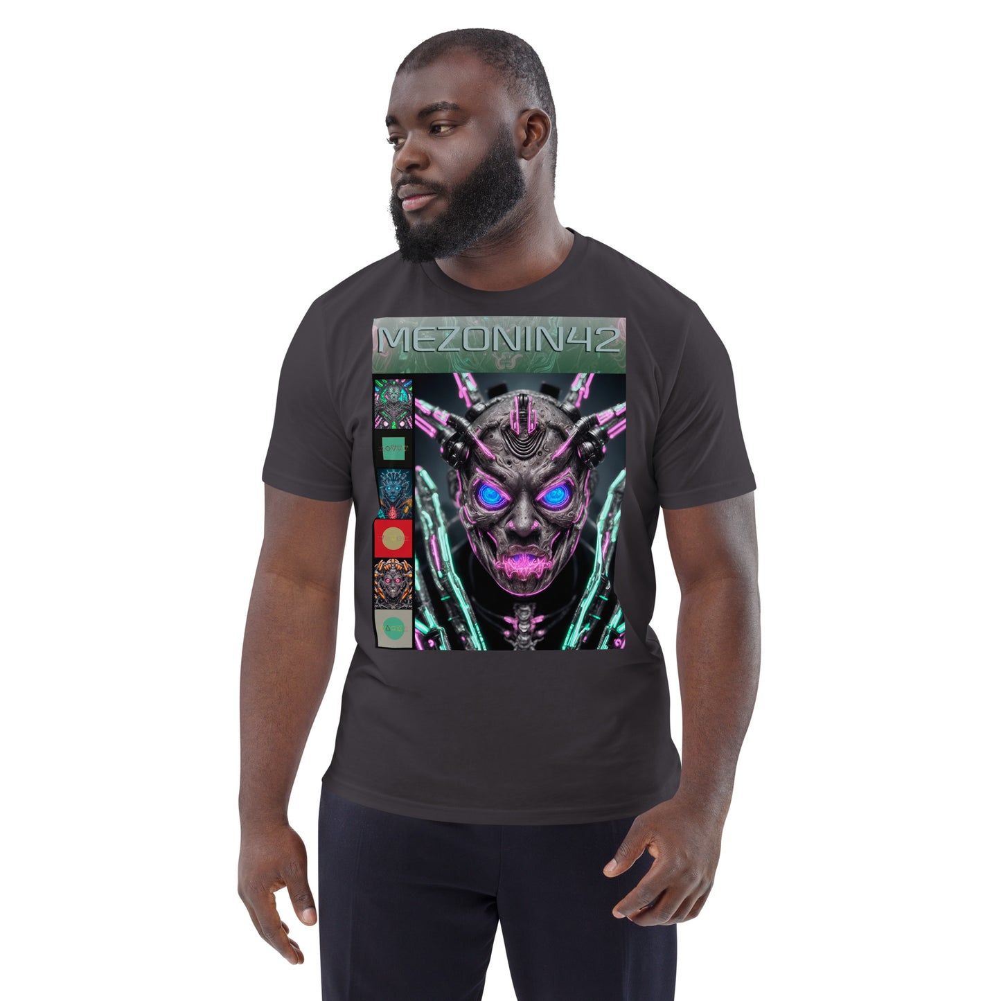 T-shirt unisex in cotone biologico. Collezione - MEZONIN 42, Design - ANDRBEL STUDIO