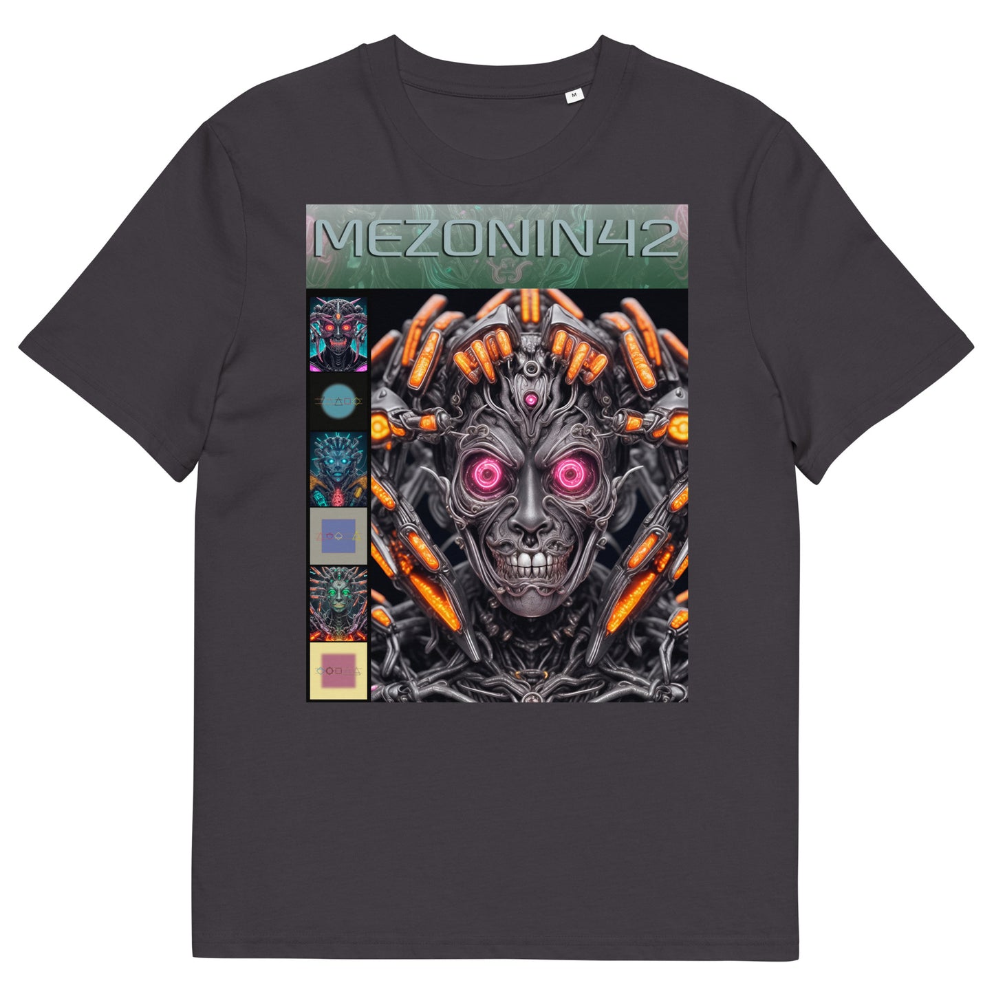 T-shirt unisex in cotone biologico. Collezione - MEZONIN 42, Design - ANDRBEL STUDIO