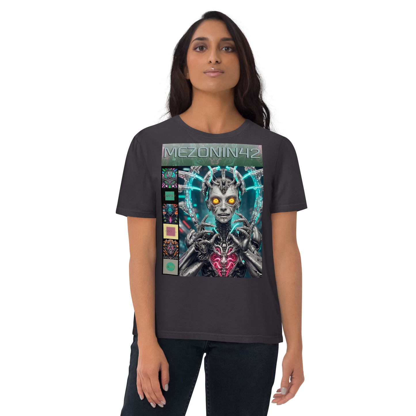Unisex organic cotton t-shirt. Collection - MEZONIN 42, Design - ANDRBEL STUDIO