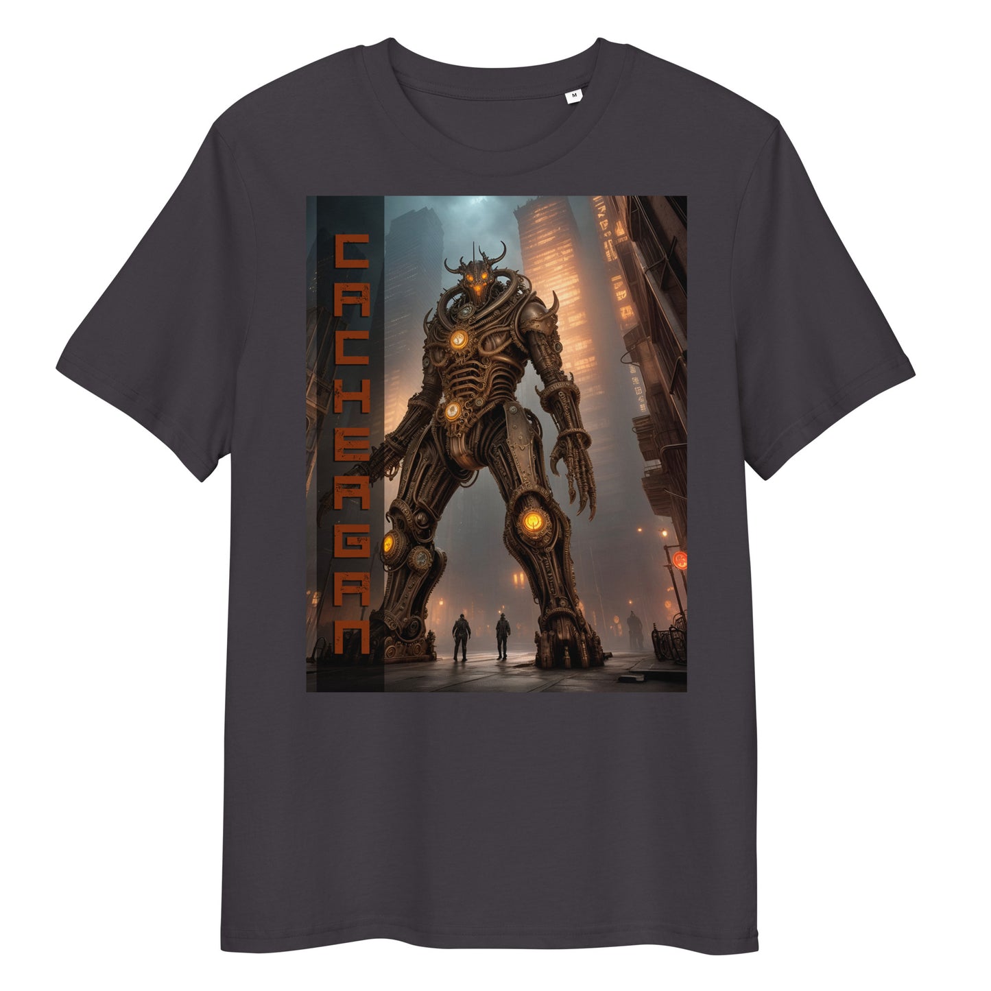 T-shirt unisex in cotone biologico. Collezione - Cachergan, Design - ANDRBEL STUDIO