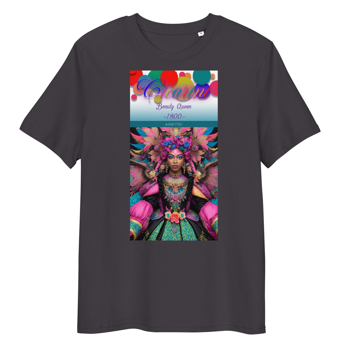 Unisex organic cotton t-shirt. Collection - Cicarini, Design - ANDRBEL STUDIO