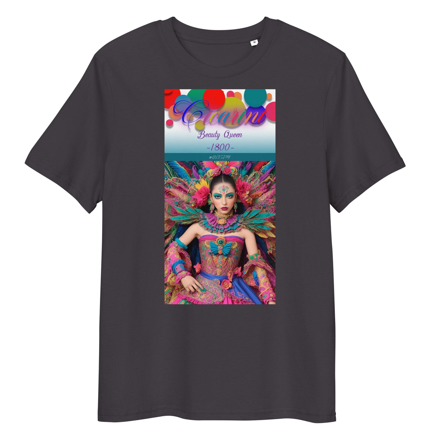 T-shirt unisex in cotone biologico. Collezione - Cicarini, Design - ANDRBEL STUDIO