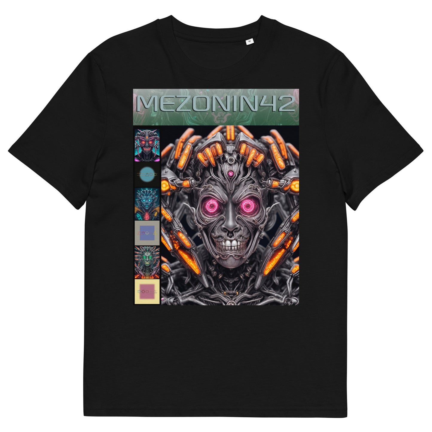T-shirt unisex in cotone biologico. Collezione - MEZONIN 42, Design - ANDRBEL STUDIO