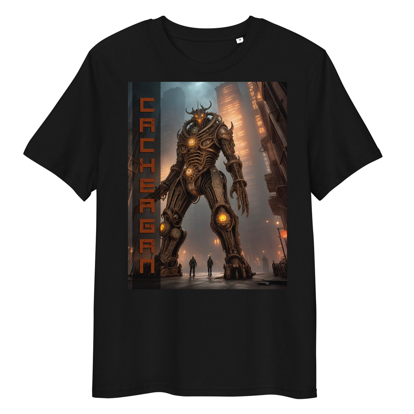 T-shirt unisex in cotone biologico. Collezione - Cachergan, Design - ANDRBEL STUDIO