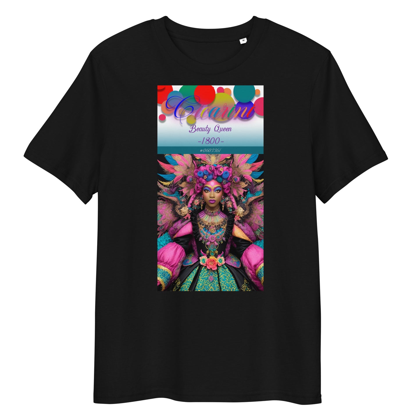 Unisex organic cotton t-shirt. Collection - Cicarini, Design - ANDRBEL STUDIO