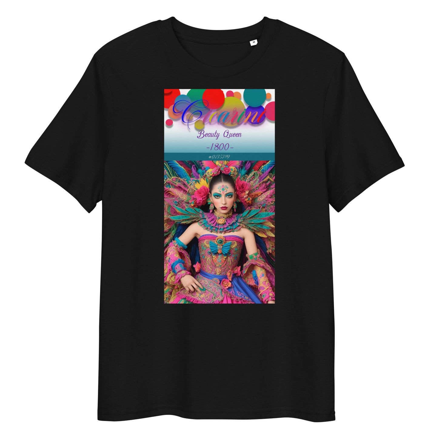 T-shirt unisex in cotone biologico. Collezione - Cicarini, Design - ANDRBEL STUDIO