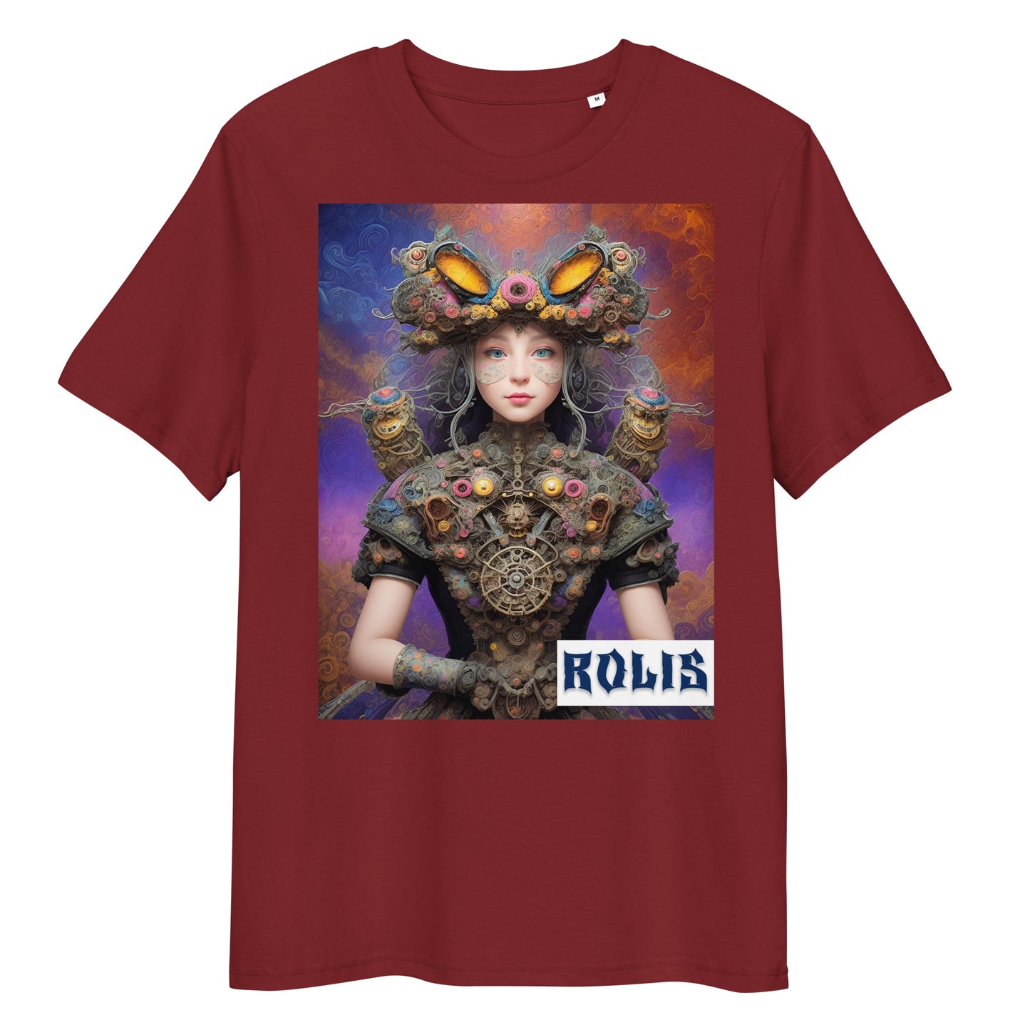 T-shirt unisex in cotone biologico. Collezione - ROLIS, Design - ANDRBEL STUDIO