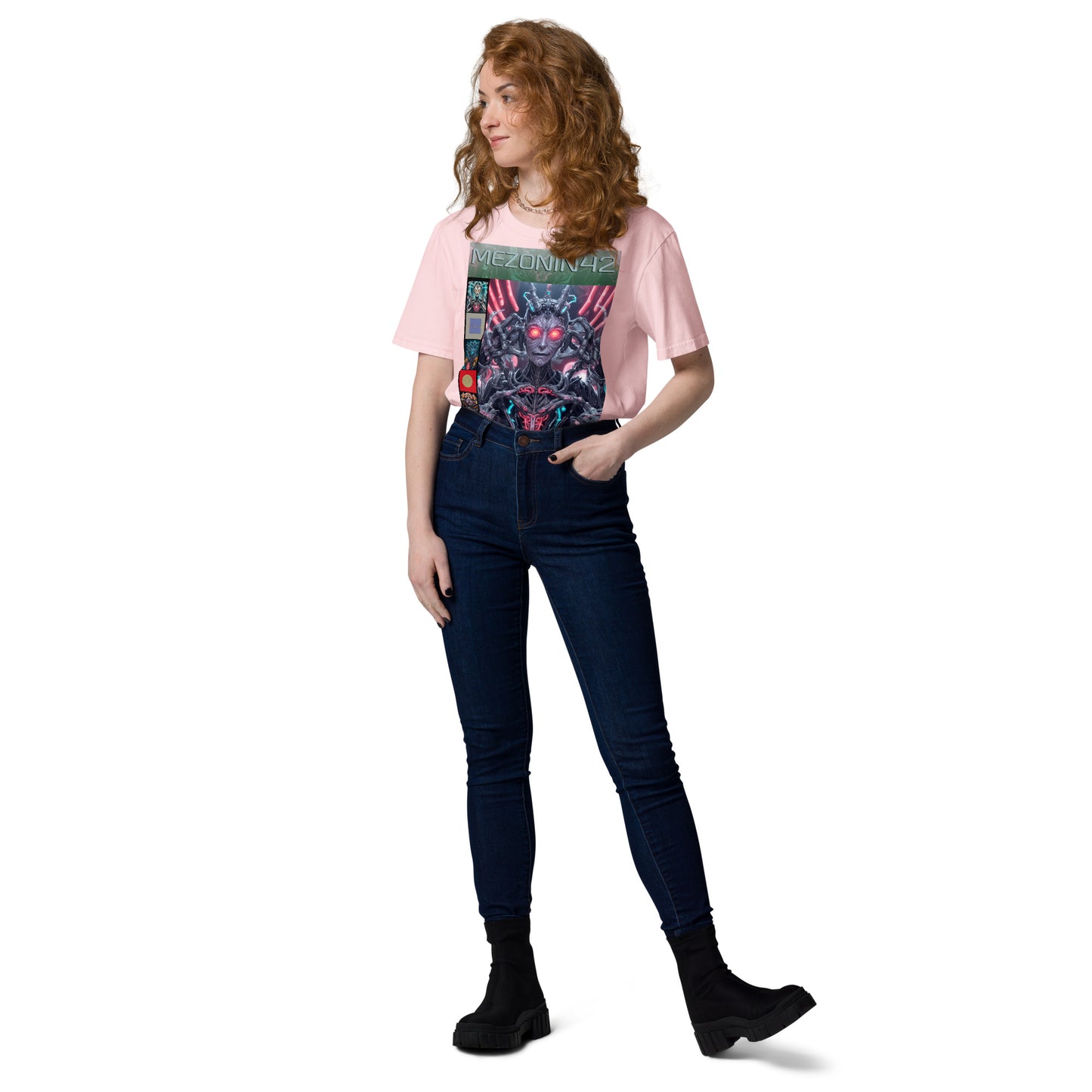 T-shirt unisex in cotone biologico. Collezione - MEZONIN 42, Design - ANDRBEL STUDIO