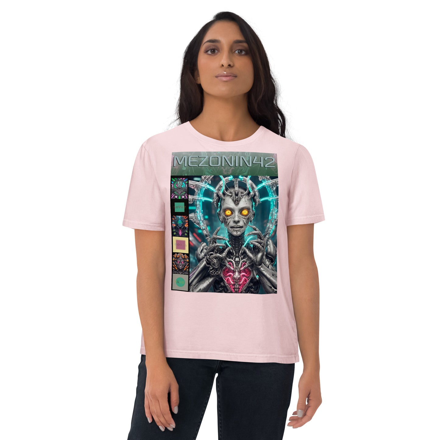 Unisex organic cotton t-shirt. Collection - MEZONIN 42, Design - ANDRBEL STUDIO