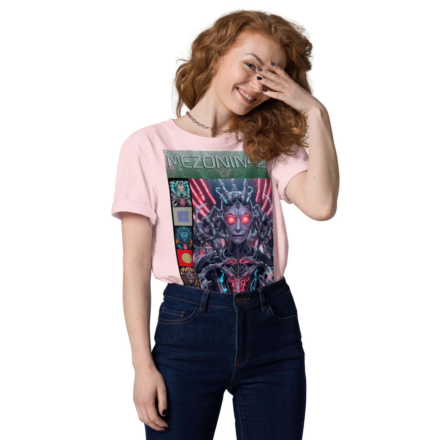 T-shirt unisex in cotone biologico. Collezione - MEZONIN 42, Design - ANDRBEL STUDIO