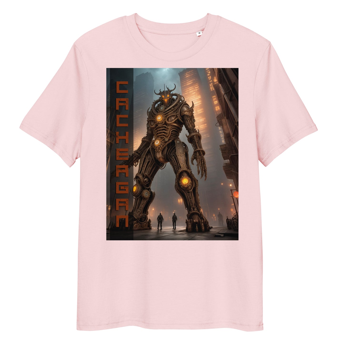 T-shirt unisex in cotone biologico. Collezione - Cachergan, Design - ANDRBEL STUDIO