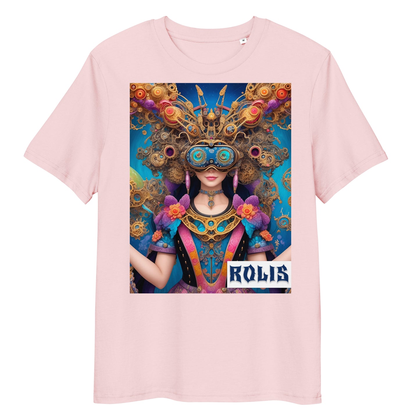 Unisex organic cotton t-shirt. Collection - ROLIS, Design - ANDRBEL STUDIO
