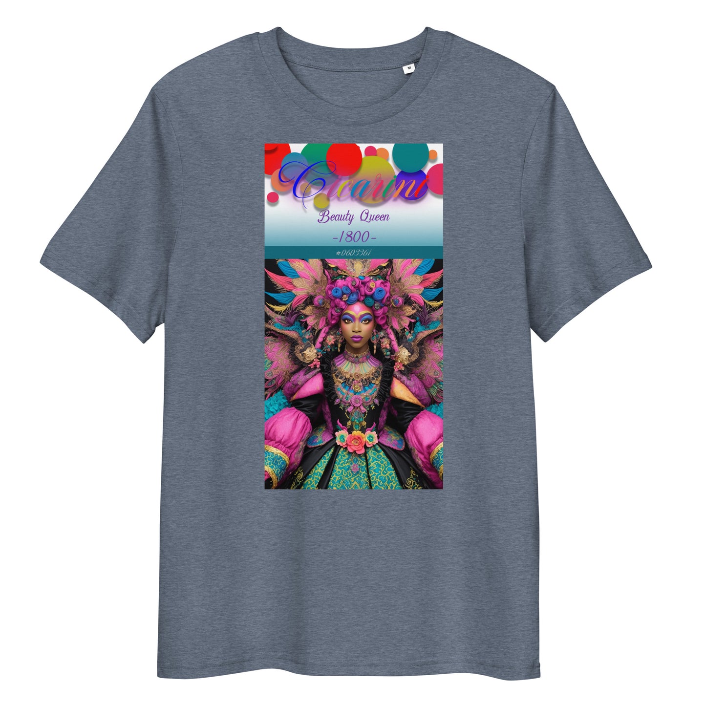 Unisex organic cotton t-shirt. Collection - Cicarini, Design - ANDRBEL STUDIO