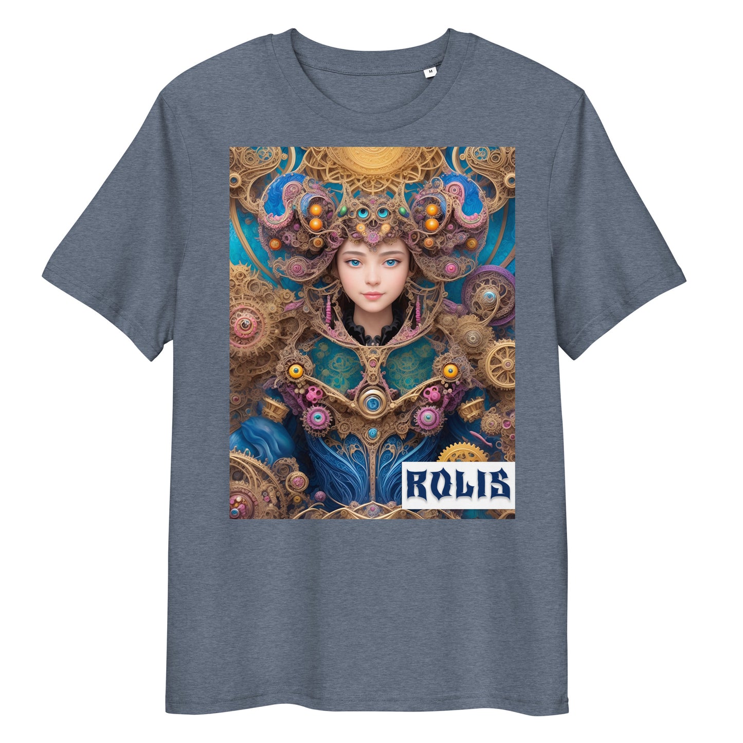Unisex organic cotton t-shirt. Collection - ROLIS, Design - ANDRBEL STUDIO