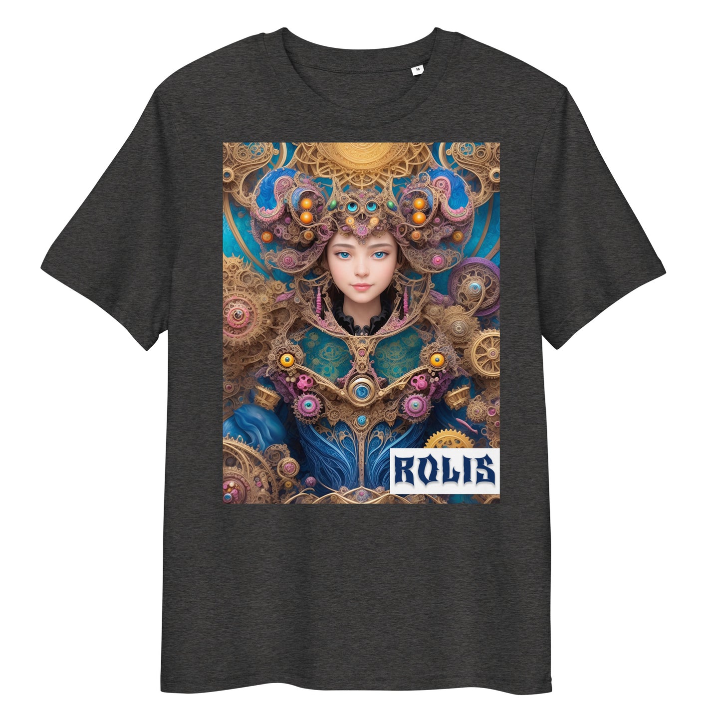 Unisex organic cotton t-shirt. Collection - ROLIS, Design - ANDRBEL STUDIO