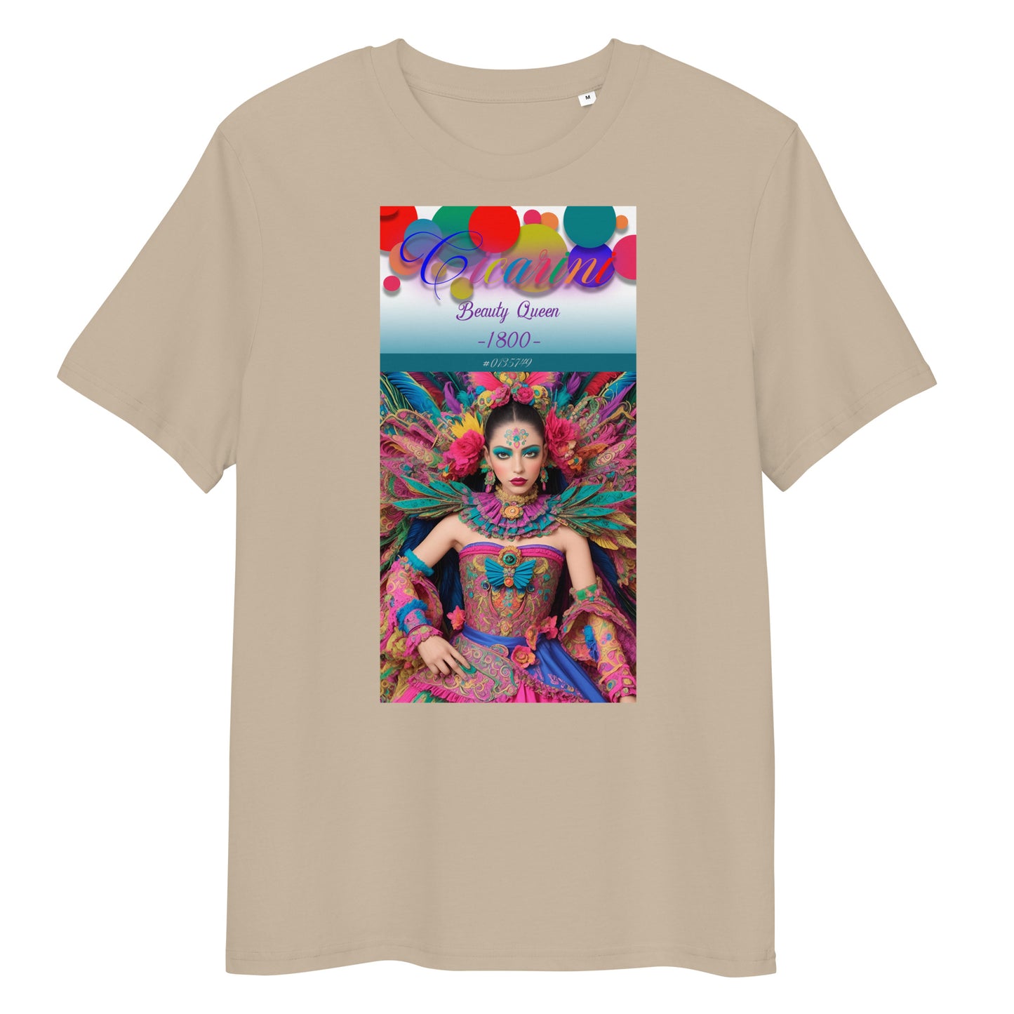 T-shirt unisex in cotone biologico. Collezione - Cicarini, Design - ANDRBEL STUDIO