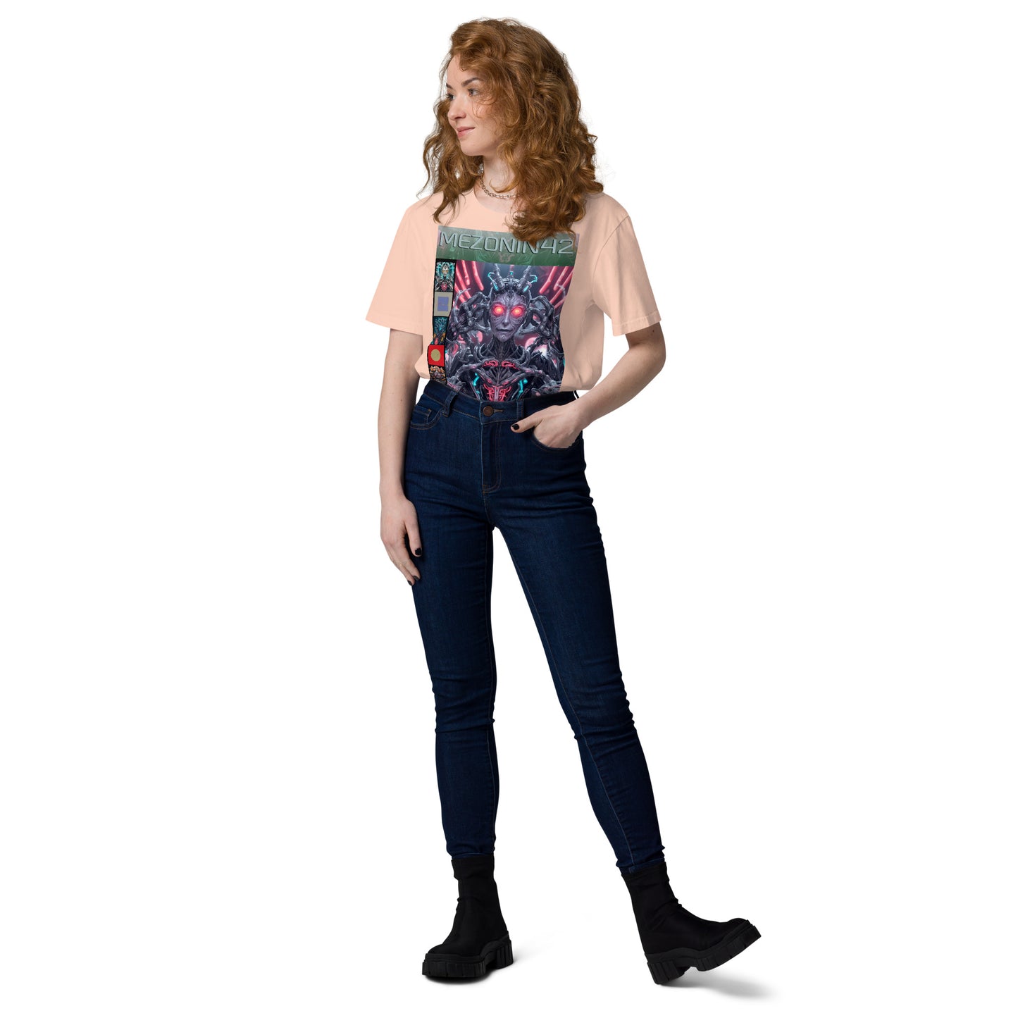 T-shirt unisex in cotone biologico. Collezione - MEZONIN 42, Design - ANDRBEL STUDIO