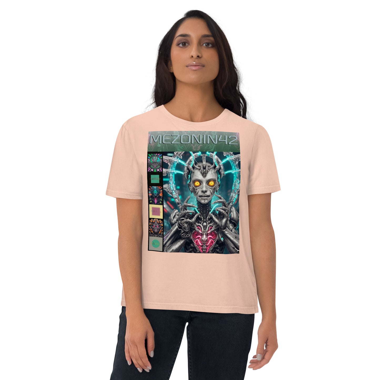 Unisex organic cotton t-shirt. Collection - MEZONIN 42, Design - ANDRBEL STUDIO
