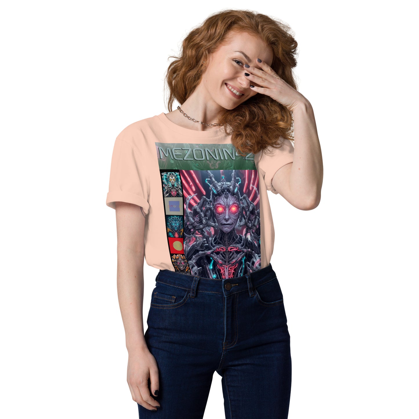 T-shirt unisex in cotone biologico. Collezione - MEZONIN 42, Design - ANDRBEL STUDIO