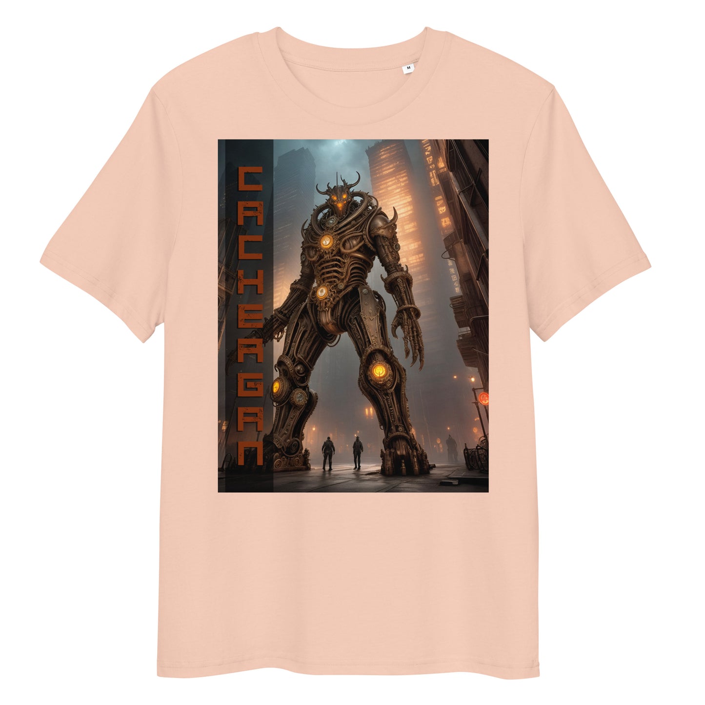 T-shirt unisex in cotone biologico. Collezione - Cachergan, Design - ANDRBEL STUDIO