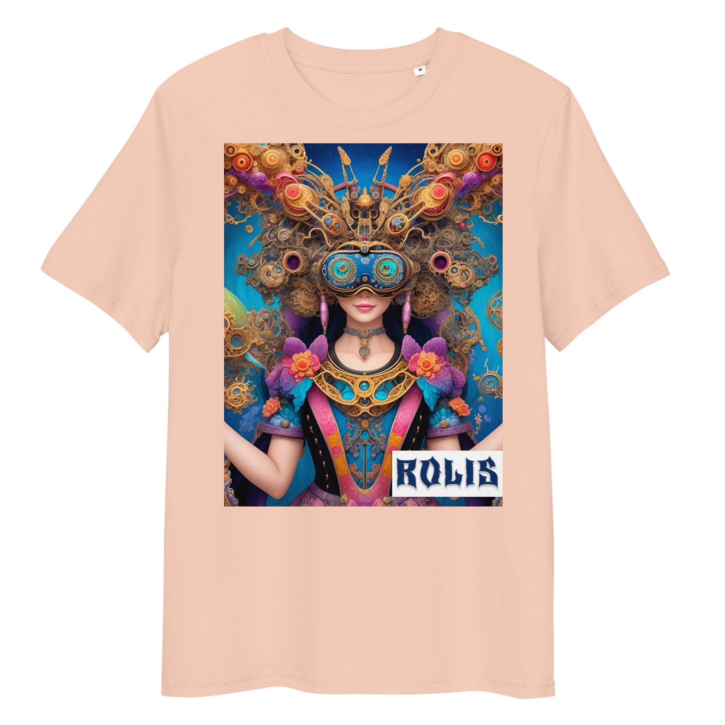 Unisex organic cotton t-shirt. Collection - ROLIS, Design - ANDRBEL STUDIO