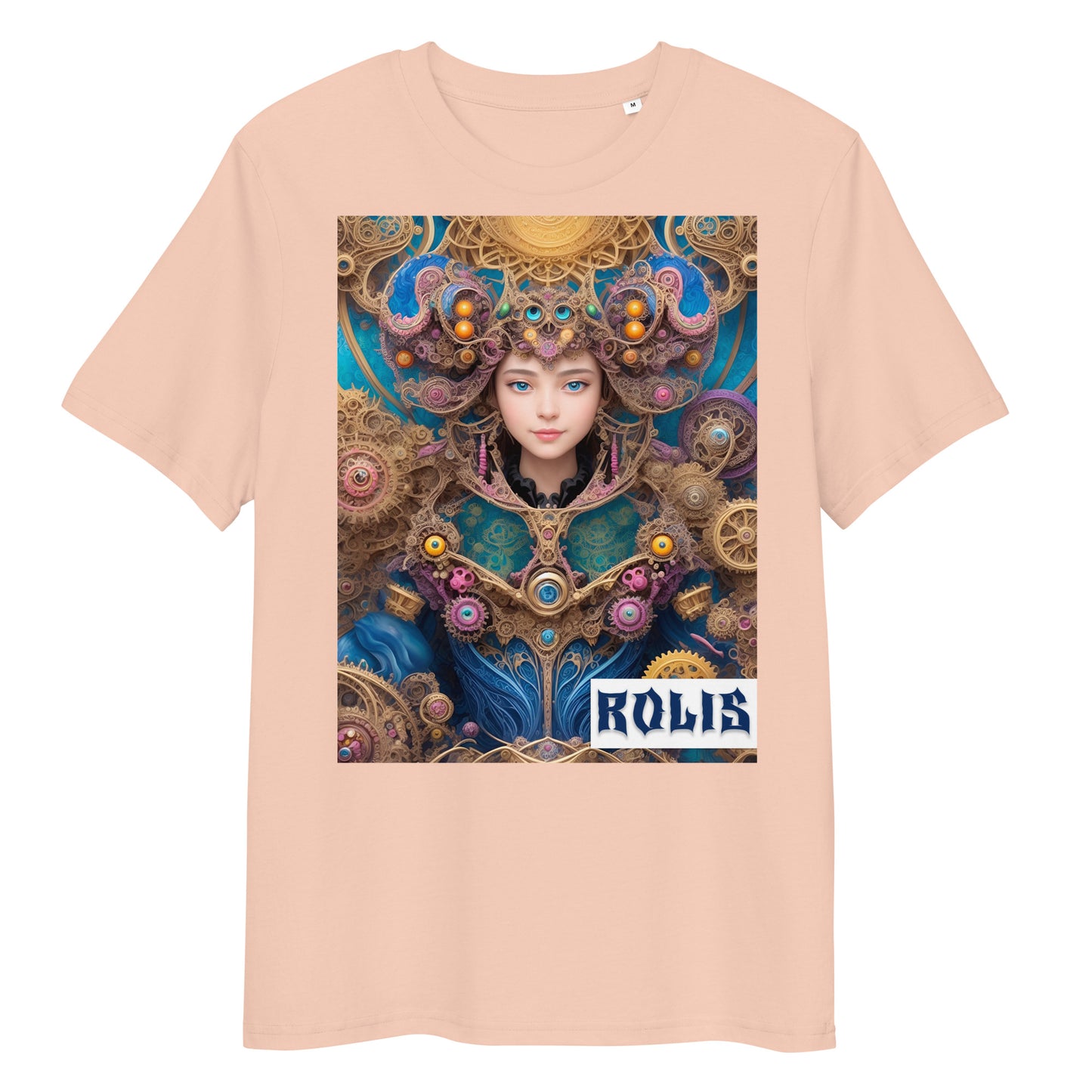 Unisex organic cotton t-shirt. Collection - ROLIS, Design - ANDRBEL STUDIO
