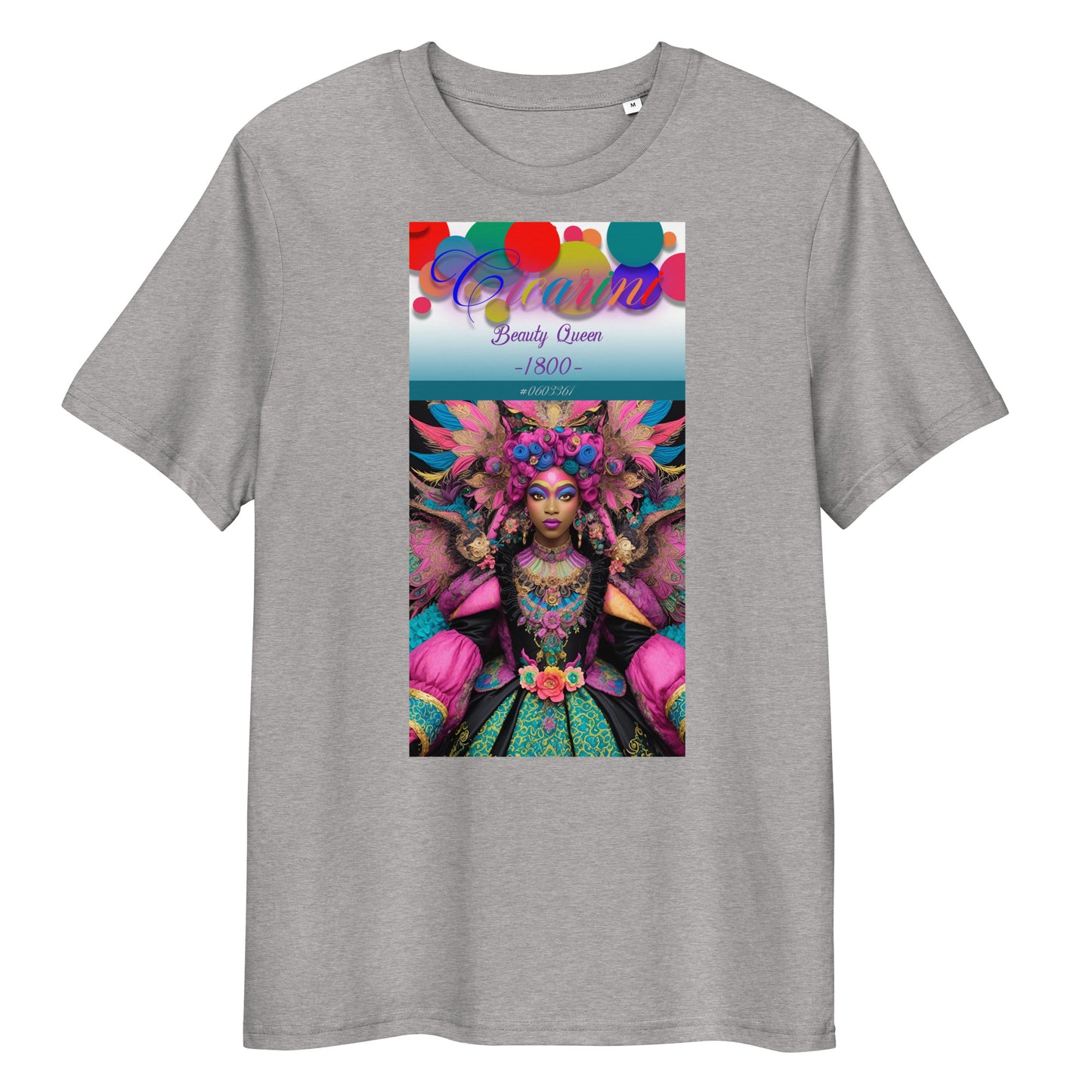 Unisex organic cotton t-shirt. Collection - Cicarini, Design - ANDRBEL STUDIO